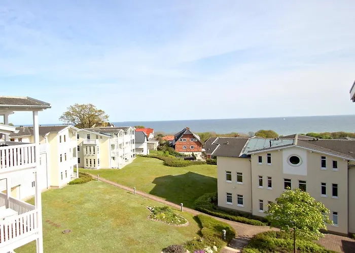 Mit Meerblick Und Balkon, Gratis Nutzung Vom Ahoi Erlebnisbad Und Sauna In Sellin - Meeresblick 27 Apartman